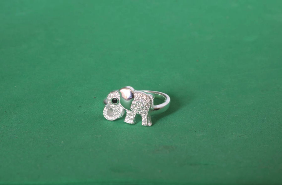 Anillo hot sale elefante plata