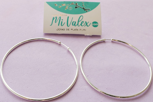Argollas de hotsell plata grandes