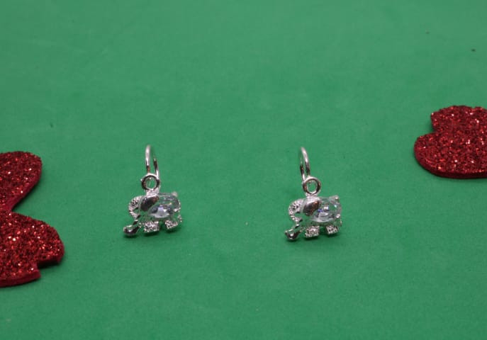 Aa36 Arete Niña Elefante