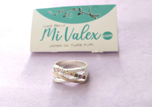 Ao50 Anillo Tejido Colores