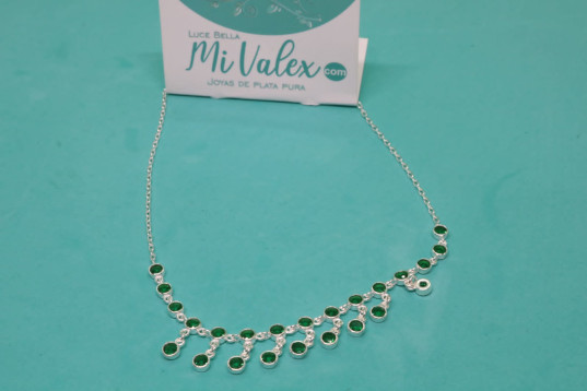 Co88 Collar Bolitas Verdes