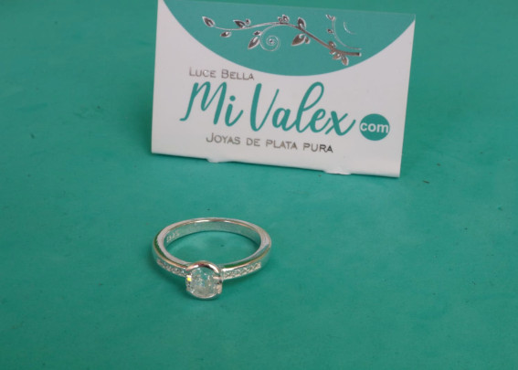 Apl287 Anillo Solitario