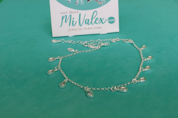 Pu173 Tobillera Gotitas