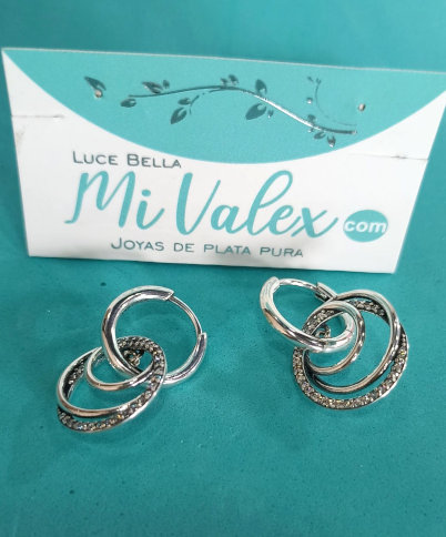 Pa215 PA Argollas Colgantes