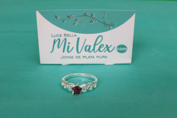 Apl302 Anillo Rojo corazones