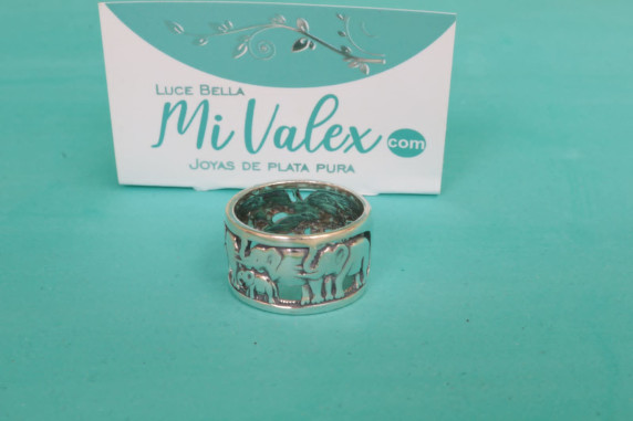 Apq113 Anillo Elefantes