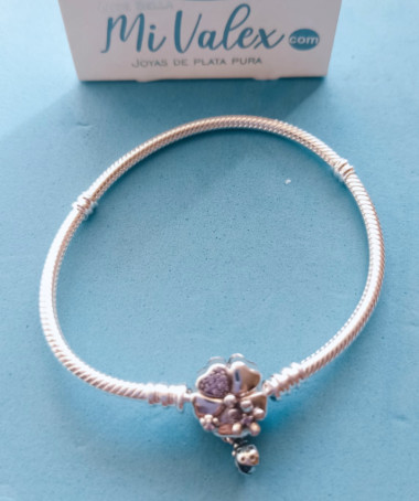 Pa209 Pulsera Flor