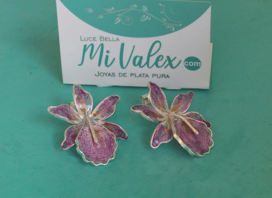 A430 Arete Flor Morada