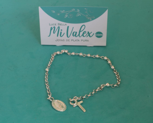 Pu222 Denario Cruz y Medalla de la Virgen