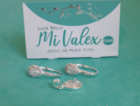 Ju167 Juego Gotas Piedritas Blancas
