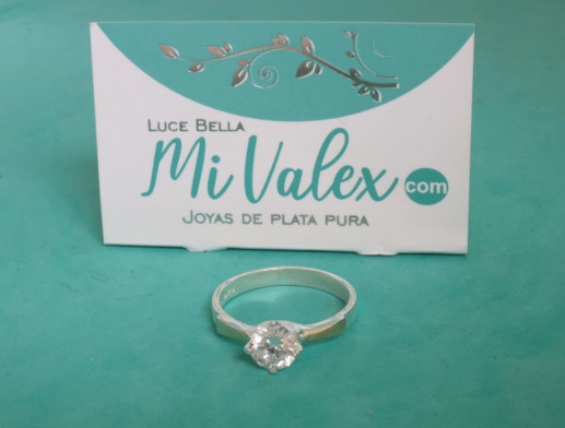 Apl315 Anillo Solitario 