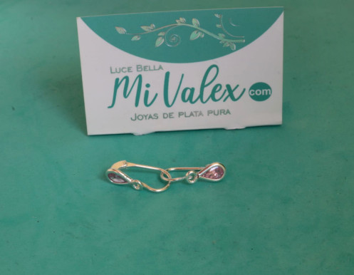 Aa128 Arete Aza Gota Rosada