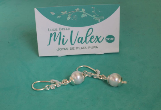 Al145 Arete Bolita Colgante