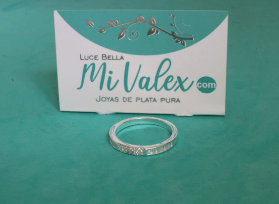 Apl321 Anillo Piedritas Dos Tipos