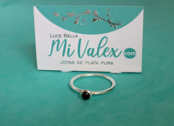 Apl327 Anillo Círculo Oscuro 