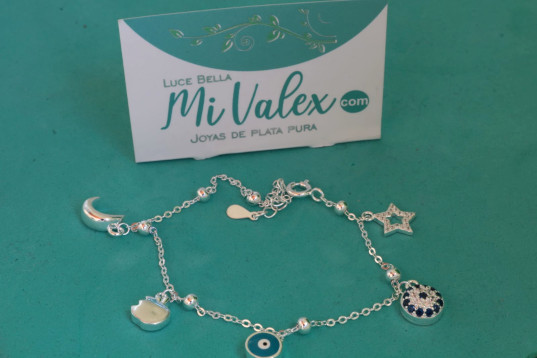 Pu218 Pulsera Luna Estrella