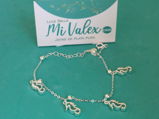 Pu219 Pulsera Caballitos de Mar