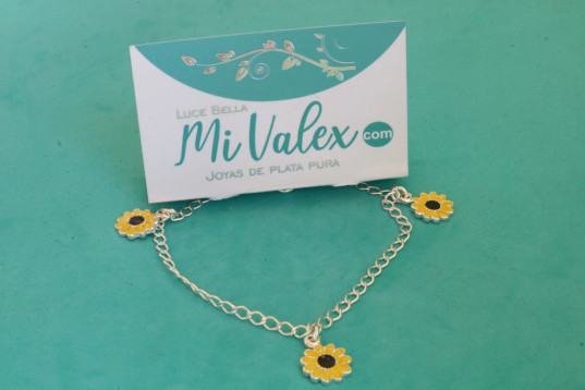 Pu224 Pulsera Girasoles
