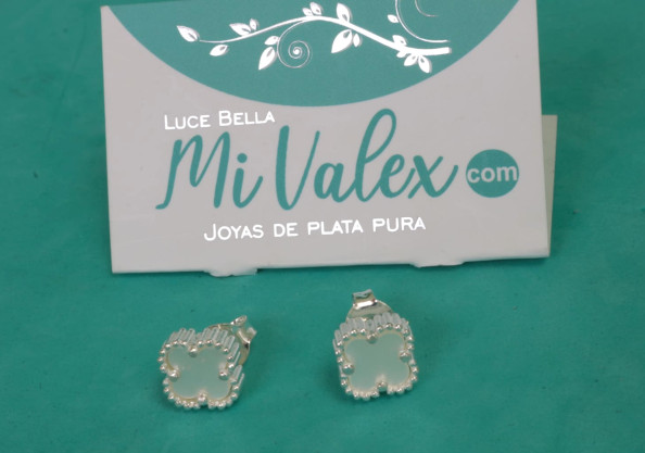 A464 Arete Trébol Blanco Opaco