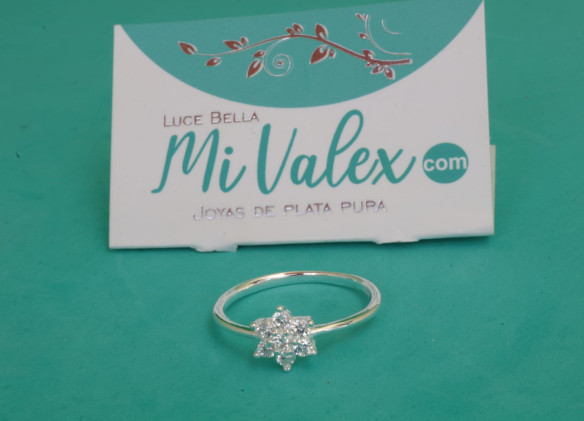 Apl333 Anillo Flor Estrellada
