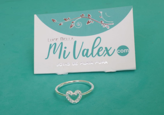 Apl344 Anillo Corazón