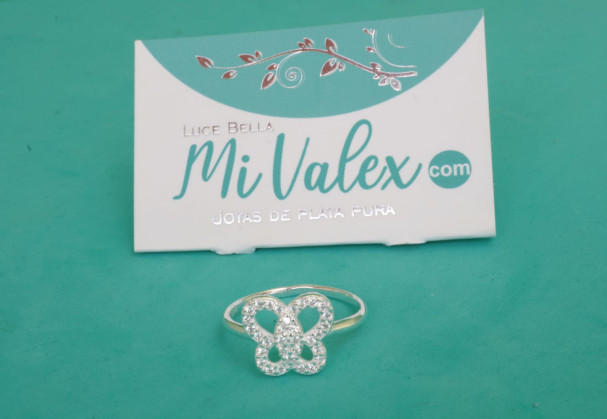 Apl347 Anillo Mariposa