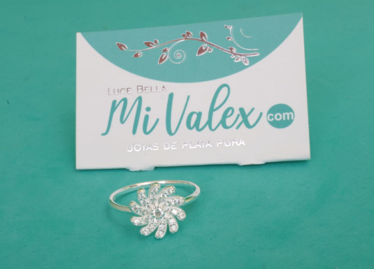 Apl350 Anillo Pétalos