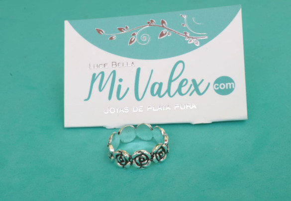 Apq133 Anillo Rosas