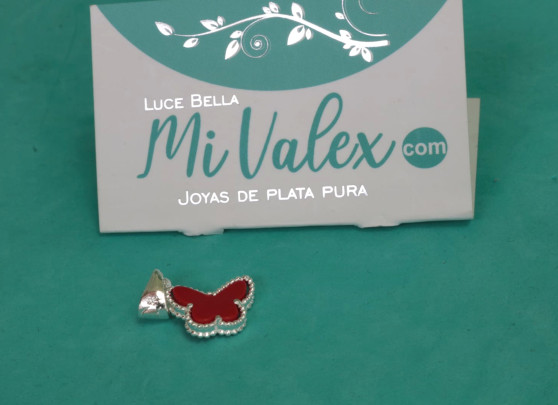 Di199 Dije Mariposa Roja