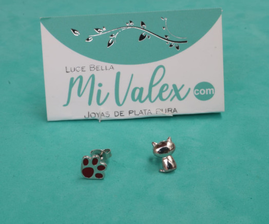 A500 Arete Gatito Huellita