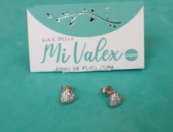 A506 Arete Corazón Piedritas