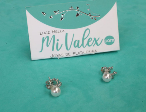 A539 Arete Perlita Orejitas 