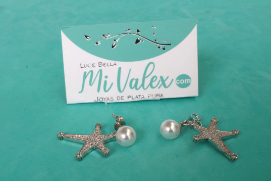 Al171 Arete Bolita Estrella