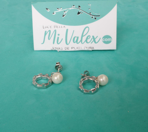 Jo313 Arete Bolita Círculo