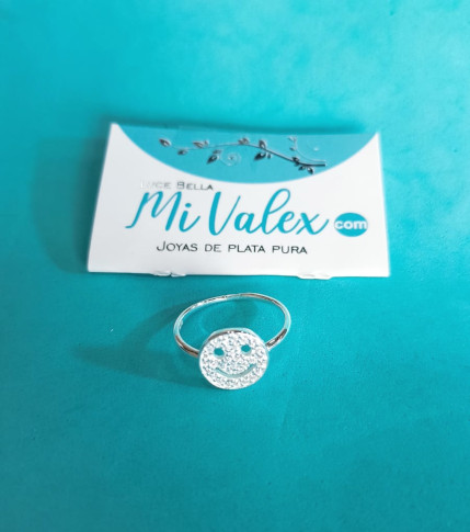 Apl375 Anillo Carita Feliz