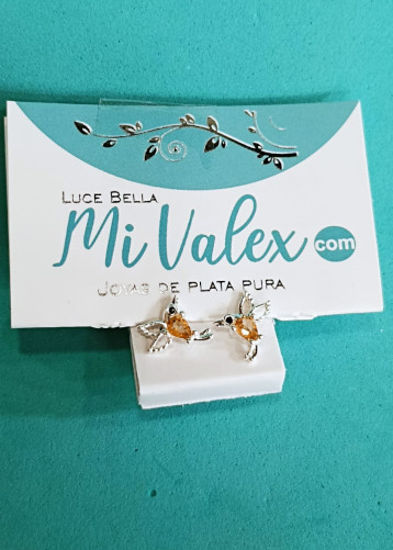 A554 Arete Tornillo Colibrí Anaranjado