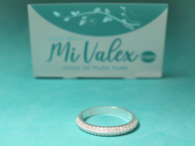 Apl388 Anillo Piedritas