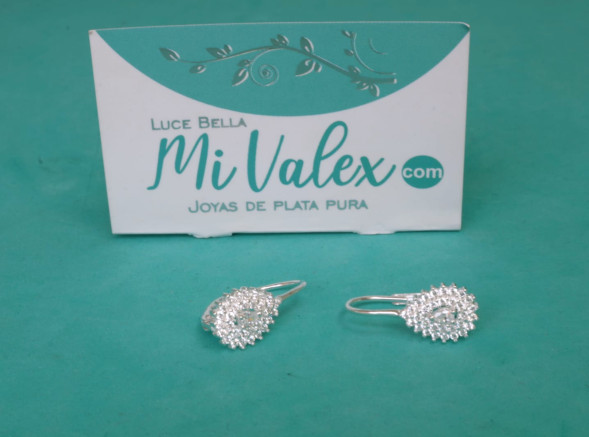 Aa142 Arete Aza Gota Piedritas