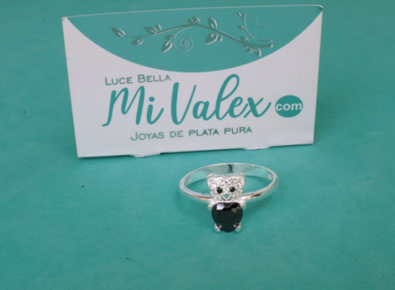 Apl404 Anillo Osito Corazón