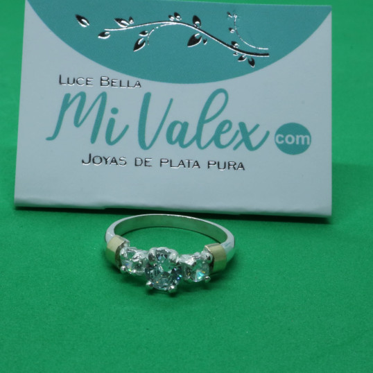 Ao28 Anillo Tres Piedras