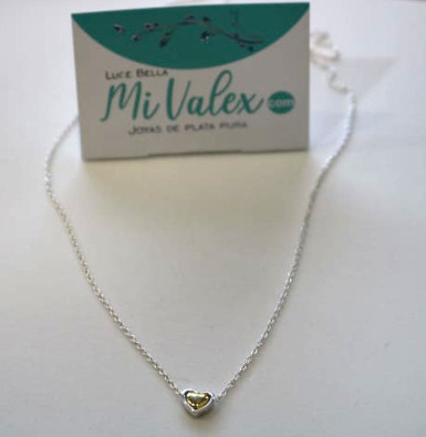 Co24 Collar Plata con Oro Pandora