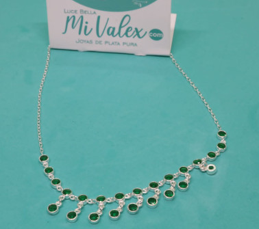 Co88 Collar Bolitas Verdes