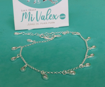 Pu173 Tobillera Gotitas