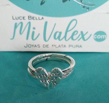 Pa210 PA  Anillo Friends don't lie