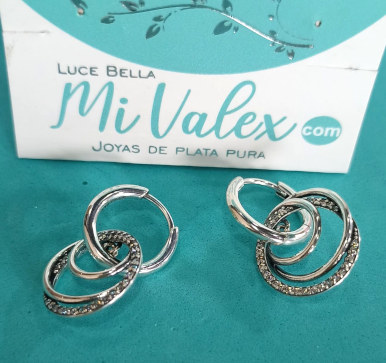 Pa215 PA Argollas Colgantes