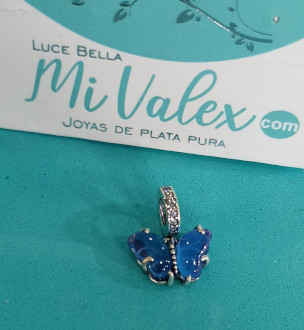 Pa222 PA Charm Mariposa Azul