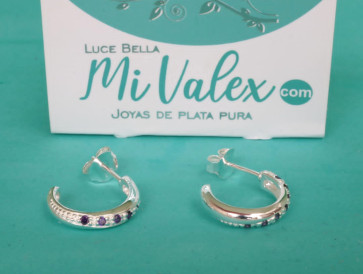 A379 Arete Piedritas Moradas