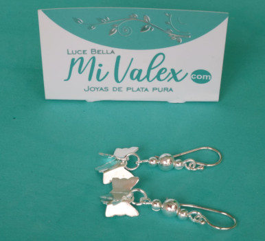 Al135 Arete Mariposas