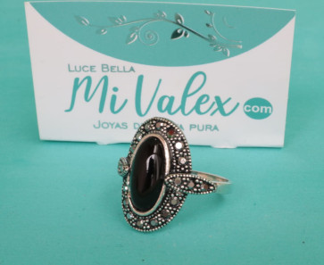 Apq116 Anillo Centro Negro