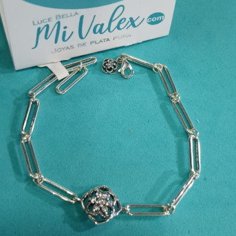 Pu204 Pulsera Flor